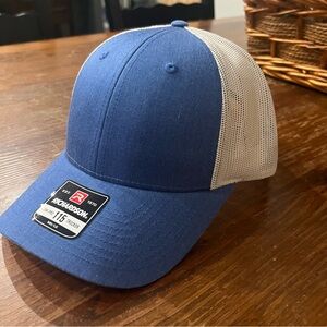 Blue and White Richardson Trucker Hat